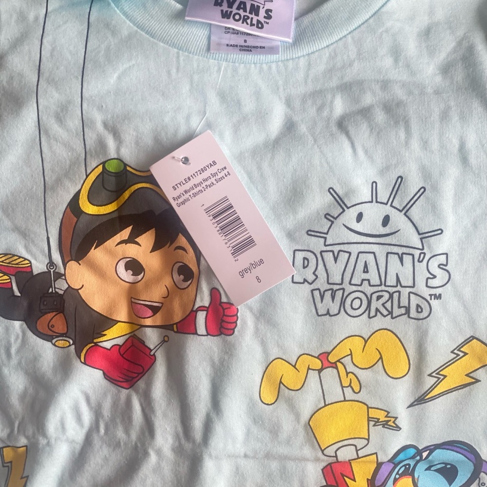 Boys 2 pack Ryan’s world tees